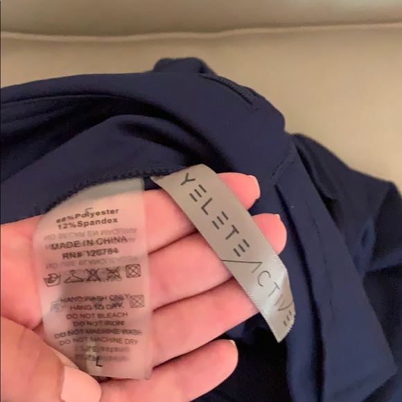 Navy blue yoga pants - Picture 6 of 6